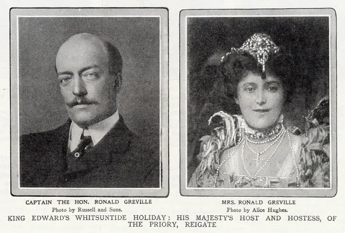 Framed Print : Captain and Mrs Ronald Greville Framed Print : Captain and Mrs Ronald Greville