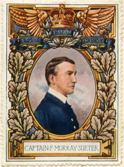 Framed Print : Captain Murray Sueter / Stamp Framed Print : Captain Murray Sueter / Stamp
