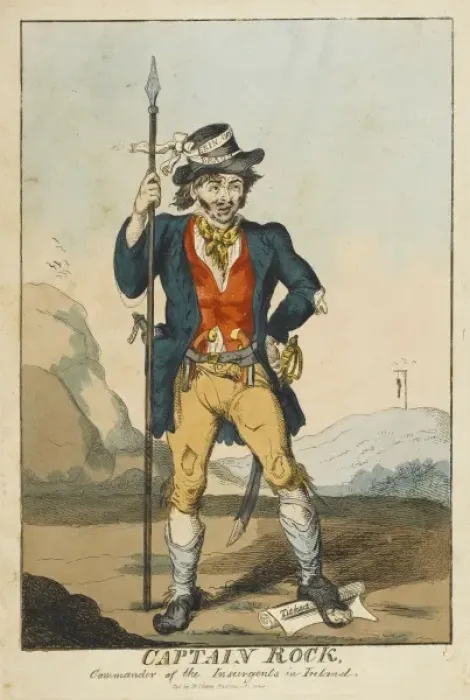 Framed Print : Captain Rock 1822 Framed Print : Captain Rock 1822