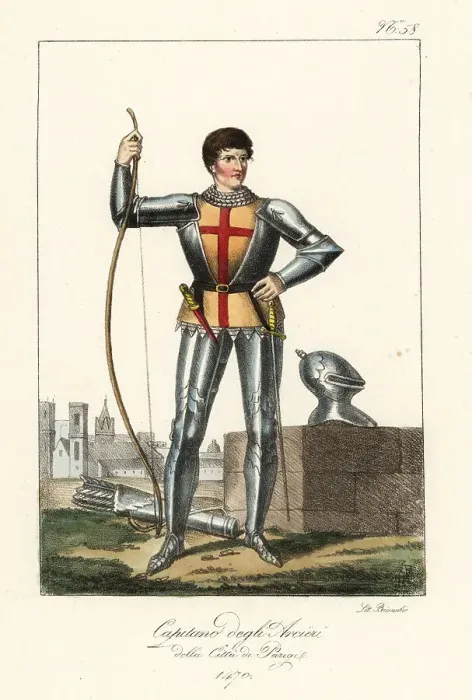 Framed Print : Captain of the Royal Watch, Archers of the city of Paris, 1470 Framed Print : Captain of the Royal Watch, Archers of the city of Paris, 1470