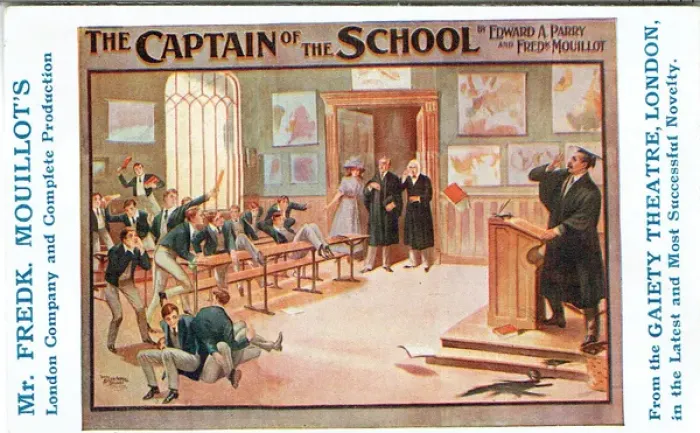 Framed Print : The Captain of the School by Parry and Mouillot Framed Print : The Captain of the School by Parry and Mouillot