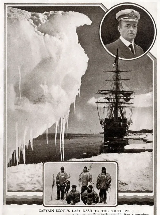 Framed Print : Captain Scott's last dash to the South Pole Framed Print : Captain Scott's last dash to the South Pole