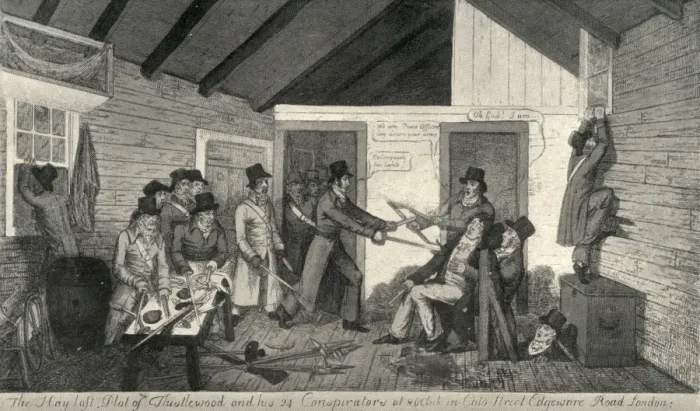 Framed Print : Capture of the Cato Street Conspirators Framed Print : Capture of the Cato Street Conspirators