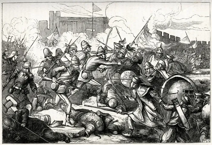 Framed Print : Capture of the Peiho Forts (or Taku Forts), near Tianjin, Second Opium War Framed Print : Capture of the Peiho Forts (or Taku Forts), near Tianjin, Second Opium War
