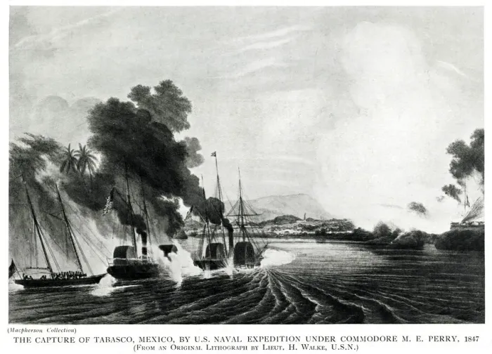 Framed Print : The Capture of Tabasco 1847 Framed Print : The Capture of Tabasco 1847