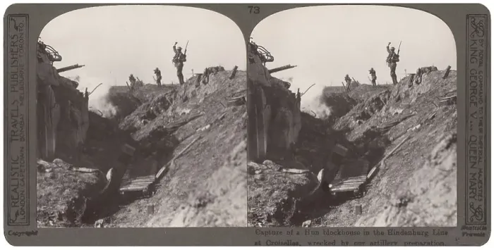 Framed Print : Captured German blockhouse at Croiselles, WW1 Framed Print : Captured German blockhouse at Croiselles, WW1