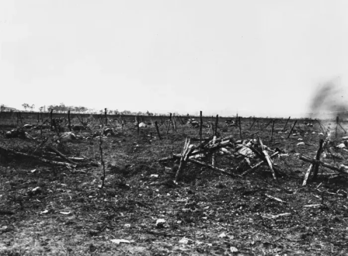 Framed Print : Captured German trench 1915 Framed Print : Captured German trench 1915
