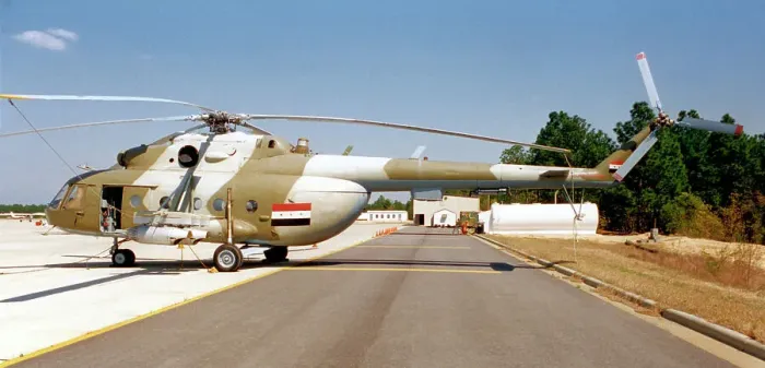 Framed Print : Captured Iraqi Mil Mi-8 Framed Print : Captured Iraqi Mil Mi-8