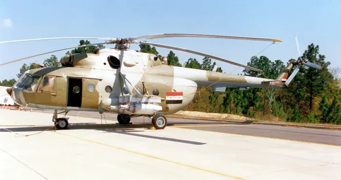 Framed Print : Captured Iraqi Mil Mi-8 Framed Print : Captured Iraqi Mil Mi-8