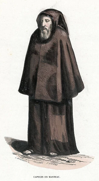 CAPUCHIN. A Capuchin. Date: 1848