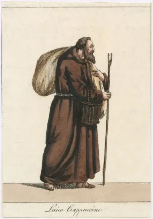 Framed Print : Capuchin Lay Brother Framed Print : Capuchin Lay Brother