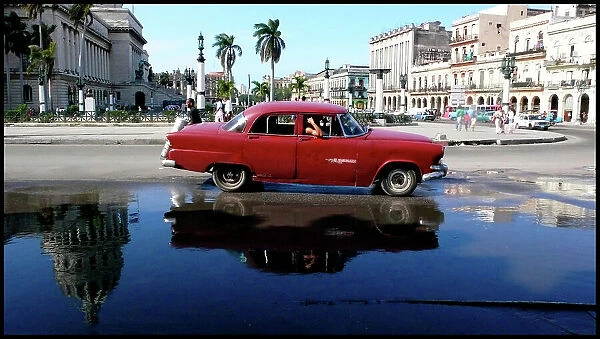 Car in central Havana, Cuba
