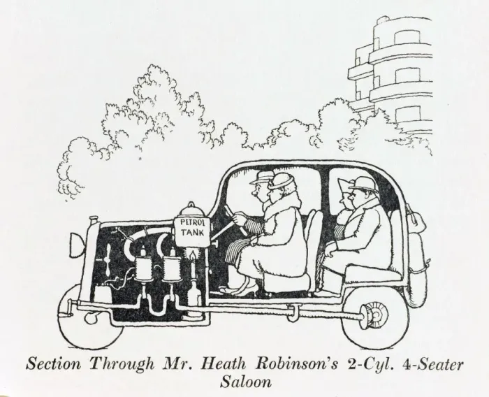 Framed Print : Car cross section 2 / W H Robinson Framed Print : Car cross section 2 / W H Robinson