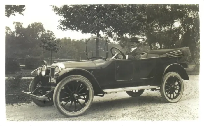 Framed Print : Car with European driver, Middle East Framed Print : Car with European driver, Middle East