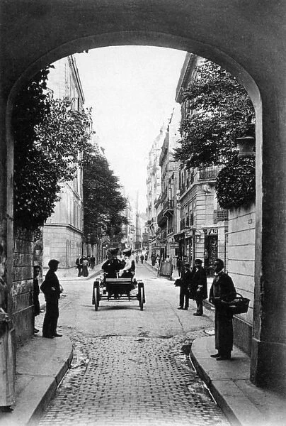 Car in Paris Street