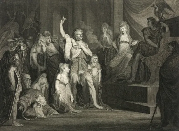 Framed Print : Caractacus at the Tribunal of Claudius at Rome Framed Print : Caractacus at the Tribunal of Claudius at Rome