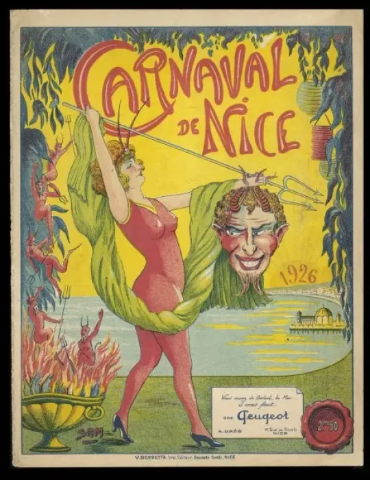 Framed Print : Caranaval De Nice, 1926 Framed Print : Caranaval De Nice, 1926