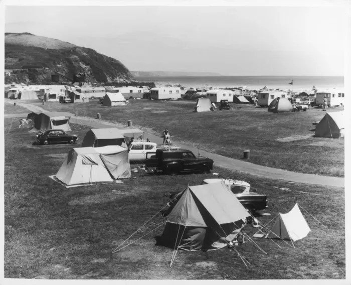 Framed Print : Caravan Park Framed Print : Caravan Park