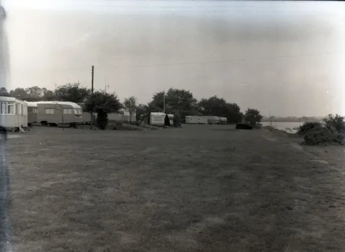 Framed Print : Caravan Site, Hullbridge, Essex Framed Print : Caravan Site, Hullbridge, Essex