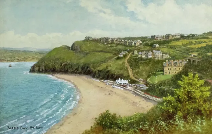 Framed Print : Carbis Bay, near St Ives, Cornwall Framed Print : Carbis Bay, near St Ives, Cornwall