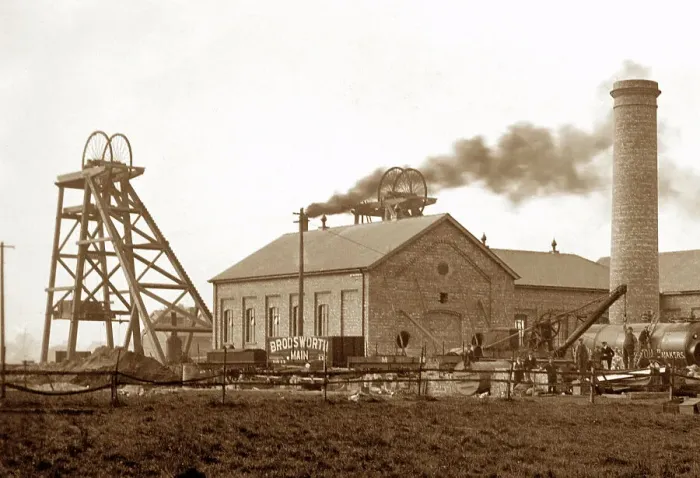 Framed Print : Carcroft - Bullcroft Colliery early 1900s Framed Print : Carcroft - Bullcroft Colliery early 1900s