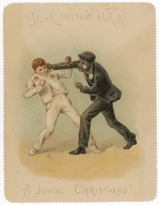 Framed Print : CARD - BOYS FIGHTING