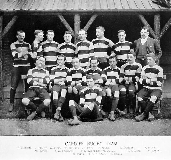Cardiff Rugby Team in the 1890s