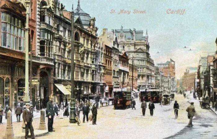 Framed Print : Cardiff, St Mary Street Framed Print : Cardiff, St Mary Street