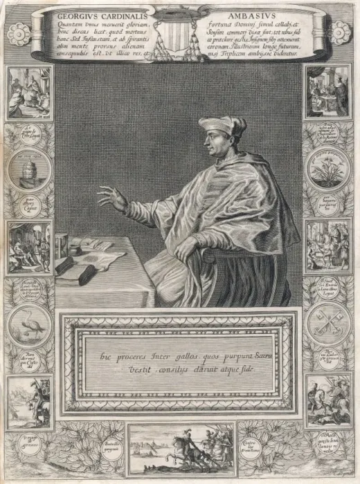 Framed Print : Cardinal D amboise Framed Print : Cardinal D amboise