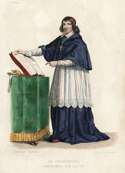 Cardinal De Retz. Jean-Francois Paul de Gondi