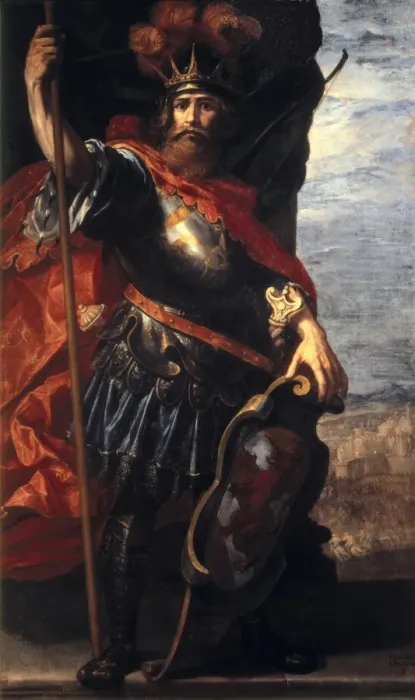 Framed Print : Carducci, Vincenzo. Ataulphus, King of Goths Framed Print : Carducci, Vincenzo. Ataulphus, King of Goths