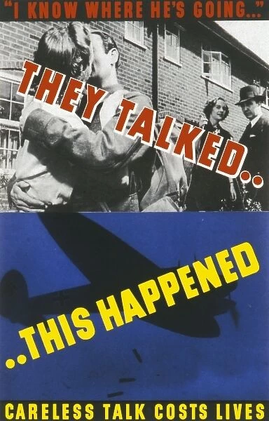 Careless Talk Costs Lives - WWII poster