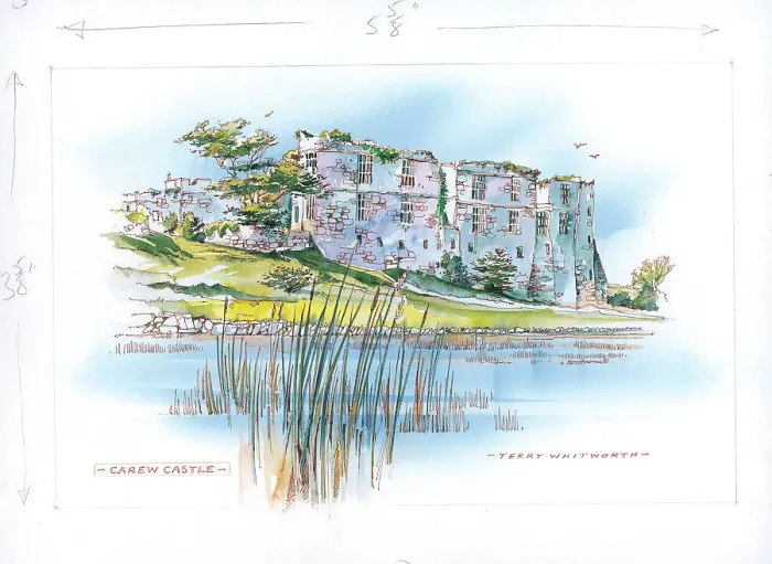 Framed Print : Carew Castle Framed Print : Carew Castle