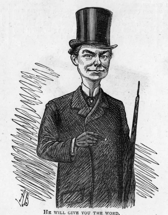 Framed Print : Caricature of the actor Charles Collette Framed Print : Caricature of the actor Charles Collette