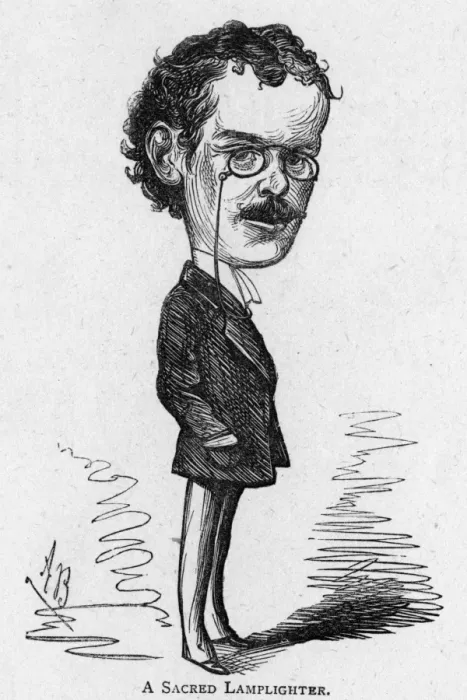 Framed Print : Caricature of the actor Edward Terry Framed Print : Caricature of the actor Edward Terry