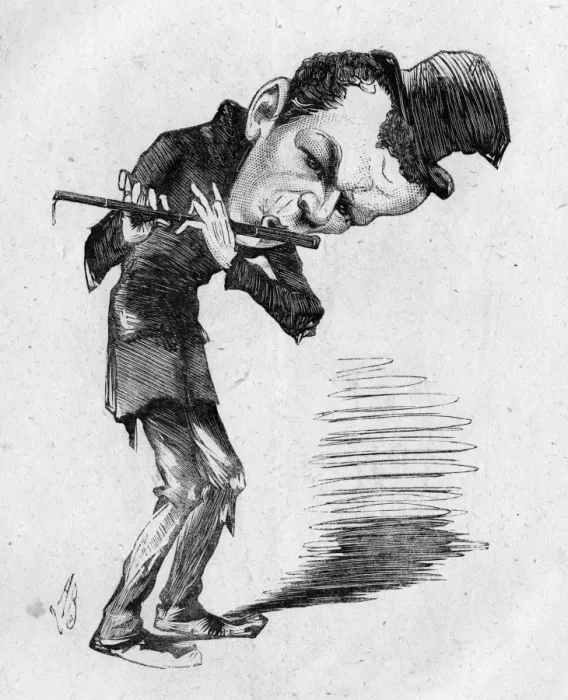 Framed Print : Caricature of the actor Edward Terry Framed Print : Caricature of the actor Edward Terry