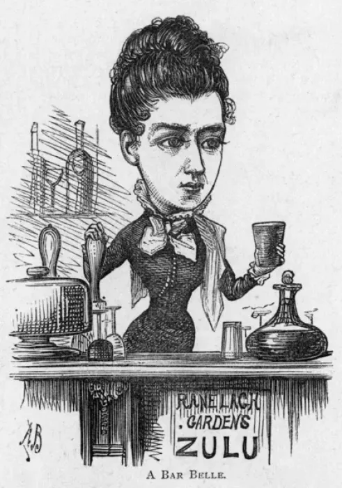 Framed Print : Caricature of the actress Miss Clara Jecks Framed Print : Caricature of the actress Miss Clara Jecks