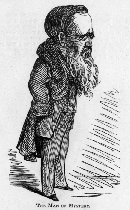 Framed Print : Caricature of the author Wilkie Collins Framed Print : Caricature of the author Wilkie Collins