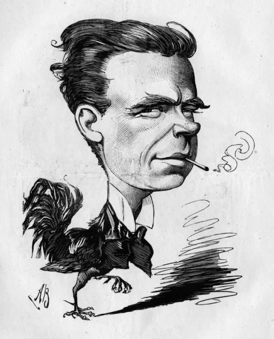 Framed Print : Caricature of Benoit-Constant Coquelin, French actor Framed Print : Caricature of Benoit-Constant Coquelin, French actor