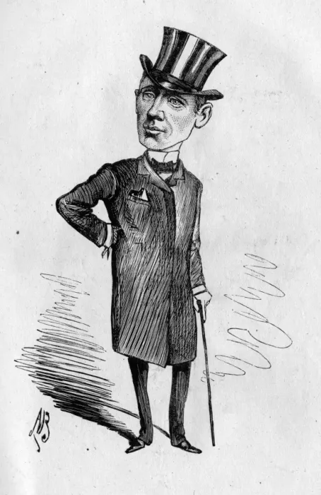 Framed Print : Caricature of Charles Sugden, English actor Framed Print : Caricature of Charles Sugden, English actor