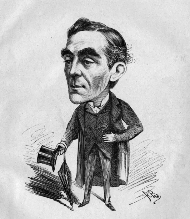 Framed Print : Caricature of Edward Royce, actor and stage manager Framed Print : Caricature of Edward Royce, actor and stage manager