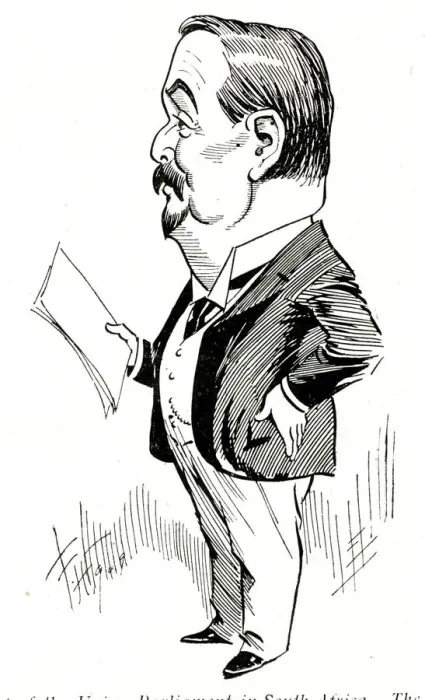 Framed Print : Caricature, General Louis Botha, Prime Minister, South Afric Framed Print : Caricature, General Louis Botha, Prime Minister, South Afric