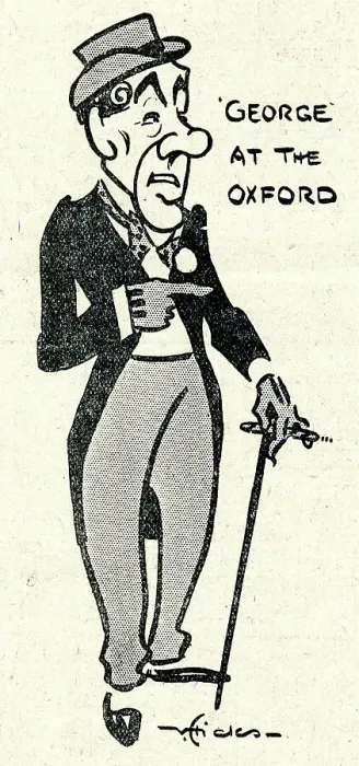 Framed Print : Caricature of George Graves in Maggie at the Oxford Framed Print : Caricature of George Graves in Maggie at the Oxford