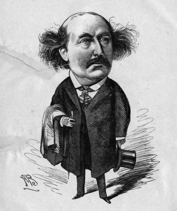 Framed Print : Caricature of Henry Betty, former actor Framed Print : Caricature of Henry Betty, former actor