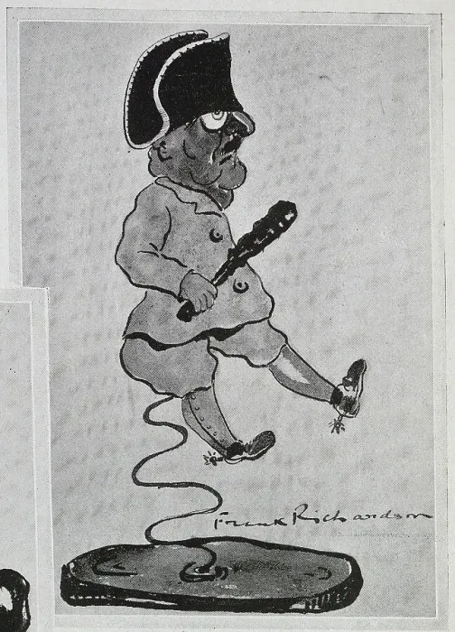 Framed Print : Caricature illustration of John Redmond by Frank Richardson. John Edward Redmond (1856-1918) Irish nationalist politician, barrister, and MP. From an article, My Caricatures'by Frank Richardson. Date: 1910 Framed Print : Caricature illustration of John Redmond by Frank Richardson. John Edward Redmond (1856-1918) Irish nationalist politician, barrister, and MP. From an article, My Caricatures'by Frank Richardson. Date: 1910