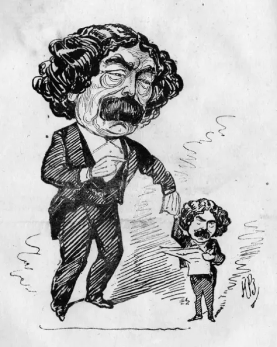 Framed Print : Caricature of John Sims Reeves, English tenor Framed Print : Caricature of John Sims Reeves, English tenor