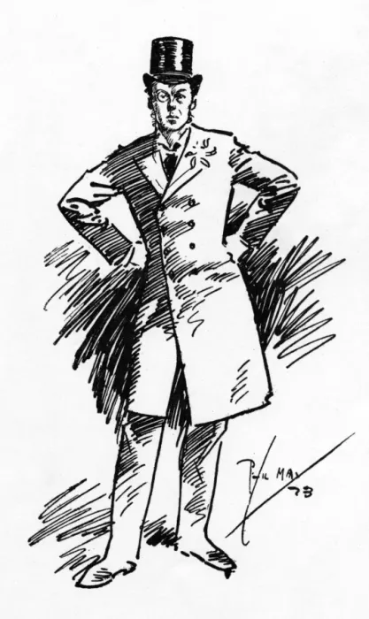 Framed Print : Caricature of Joseph Chamberlain by Phil May Framed Print : Caricature of Joseph Chamberlain by Phil May