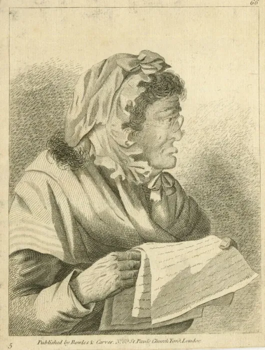 Framed Print : Caricature, possibly by Robert Dighton Framed Print : Caricature, possibly by Robert Dighton