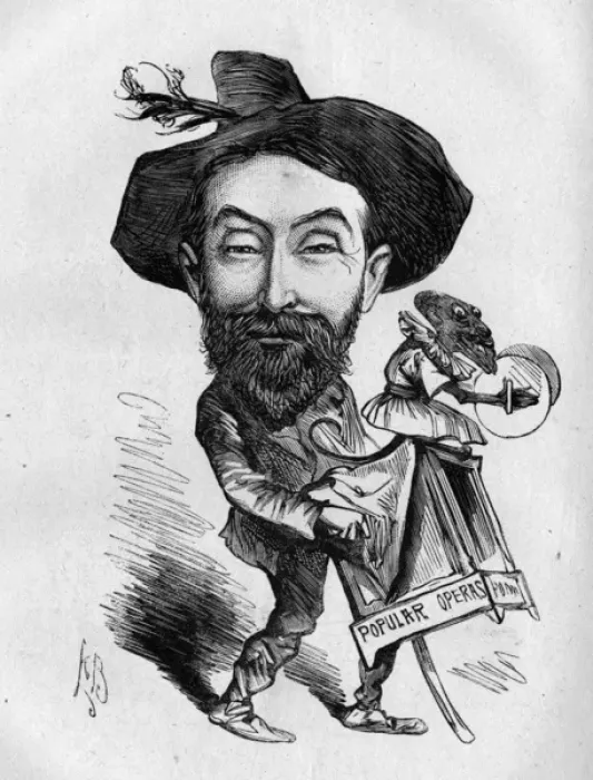 Framed Print : Caricature of Samuel Hayes, Italian Opera Season Framed Print : Caricature of Samuel Hayes, Italian Opera Season