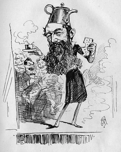 Caricature of Sir Wilfrid Lawson, Liberal politician